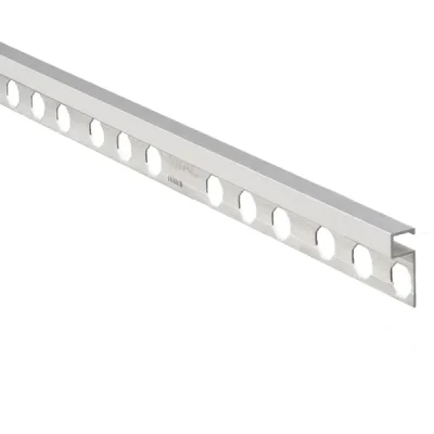 Baguette de séparation décorative aluminium 2,5ml