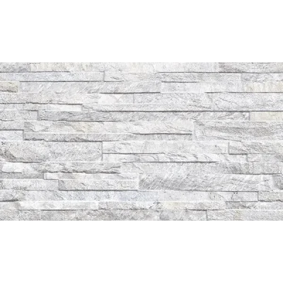 Carrelage effet parement Arcane blanc 32x89 cm