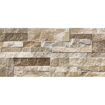 Carrelage effet parement Stale mix 25x60 cm