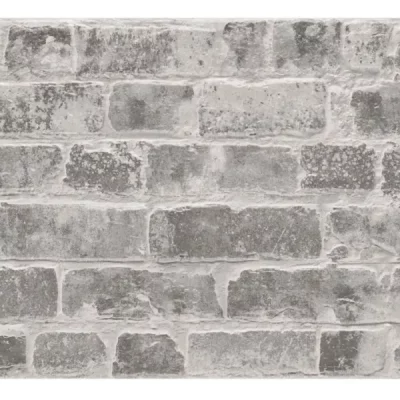 Carrelage effet parement Toulouse gris 31x56 cm