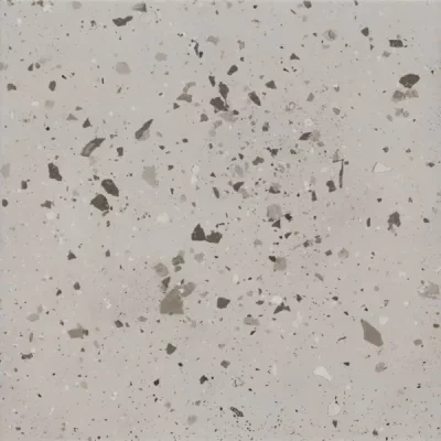 Carrelage extérieur effet terrazzo Fragment gris R11 14 mm 32,9x32,9 cm
