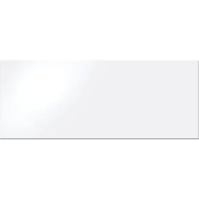 Carrelage mur Blanc brillant 25x50 cm
