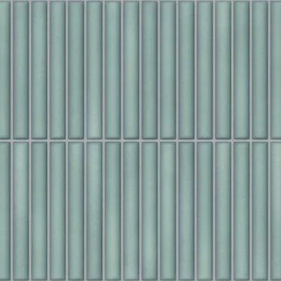 Carrelage mur Décor Gaspésie turquoise 32x62,5 cm