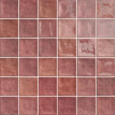Carrelage mur effet zellige chaouen carmine 10x10 cm
