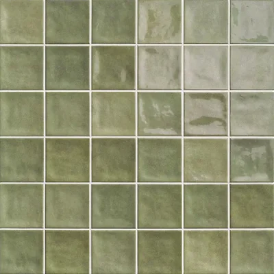 Carrelage mur effet zellige chaouen forest 10x10 cm