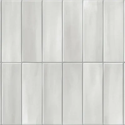Carrelage mur effet zellige Lime blanc grisé 32x62,5 cm