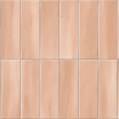 Carrelage mur effet zellige Lime rose 32x62,5 cm