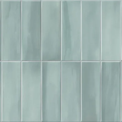Carrelage mur effet zellige Lime vert 32x62,5 cm