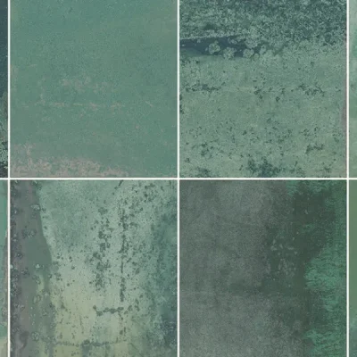 Carrelage mur effet Zellige Morocco aquamarine 31,6×60 cm