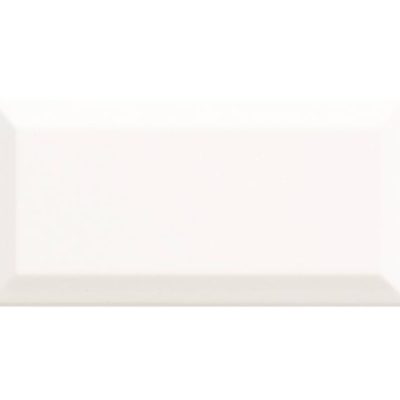 Carrelage mur Métro basic blanc mat 10x20 cm
