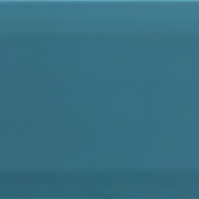 Carrelage mur Métro basic bleu océan brillant 10x20 cm