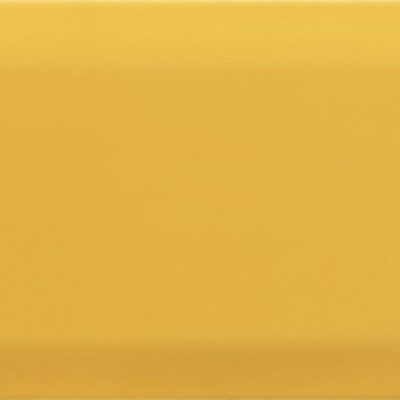 Carrelage mur Métro basic jaune brillant 10x20 cm