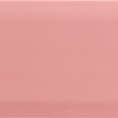 Carrelage mur Métro basic rose brillant 10x20 cm