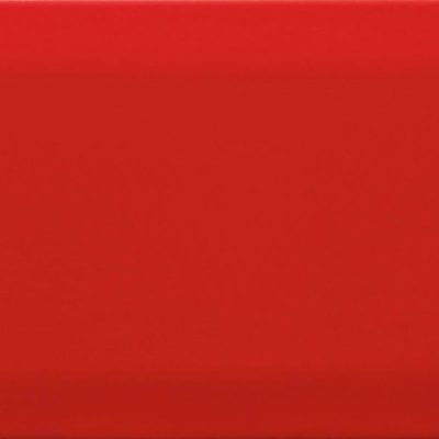 Carrelage mur Métro basic rouge brillant 10x20 cm