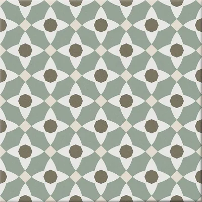 Carrelage sol effet carreaux de ciment Classico manila warm 20x20 cm
