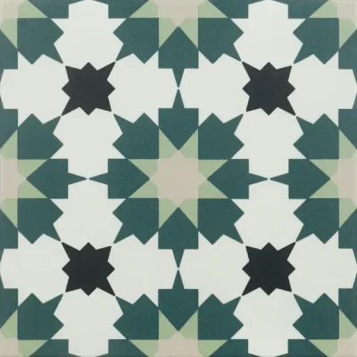Carrelage sol effet carreaux de ciment Montaigne Amparo 20x20 cm