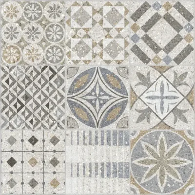 Carrelage sol effet carreaux de ciment Stella ducale 60x60 cm