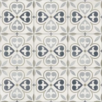 Carrelage sol effet carreaux de ciment Stella fint 60x60 cm