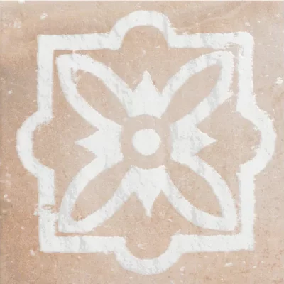 Carrelage sol effet carreaux de ciment Talamanca Kasma blanc 20*20 cm