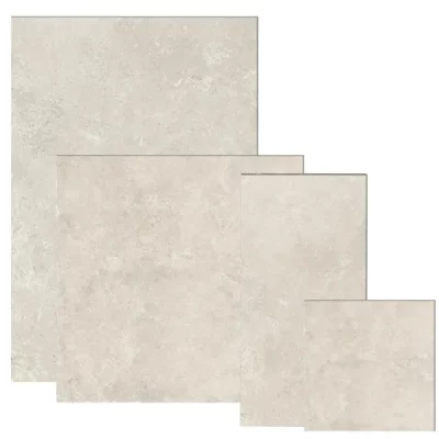 Carrelage sol effet pierre travertin Soleto beige multi-format