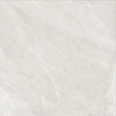Carrelage sol effet pierre Volcania Blanc grisé 60x60 cm