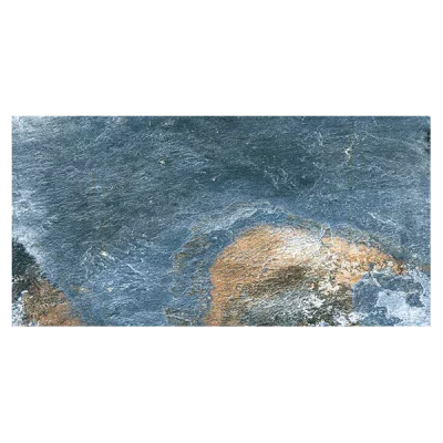 Carrelage sol extérieur Pierre de Bali Météor Mix bleu R11 60x120 cm