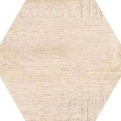Carrelage sol hexagonal Legno Beige 25x25 cm