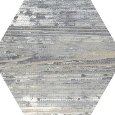 Carrelage sol hexagonal Lublin gris 22*25 cm