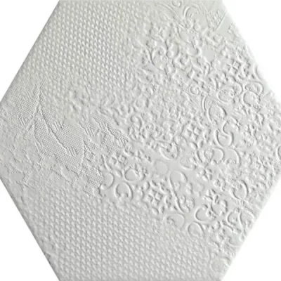 Carrelage sol hexagonal Milan white 25*25 cm