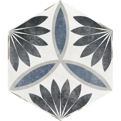 Carrelage sol hexagonal San Marin Nora 14x16 cm