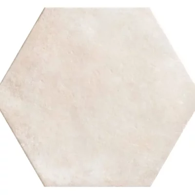 Carrelage sol Hexagonal traditionnel Pilotta beige 56x48,5 cm