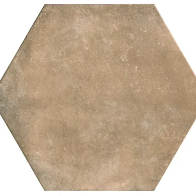Carrelage sol Hexagonal traditionnel Pilotta terre 56x48,5 cm
