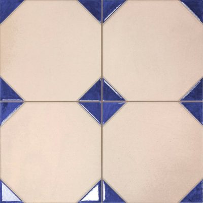 Carrelage sol traditionnel Kent sable bleuté 33x33 cm