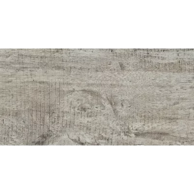 Dalle extérieur effet bois Angelim 2.0 blanc grisé R11 30x122 cm
