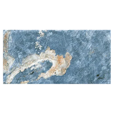 Dalle extérieur Pierre de Bali Météor 2.0 Mix bleu R11 50x100 cm