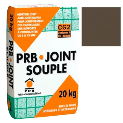 Joint souple brun taupe carrelage 20kg