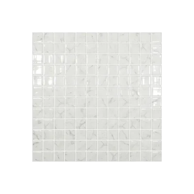 Mosaïque Marbella carrara grey brillant 31.5x31.5 cm
