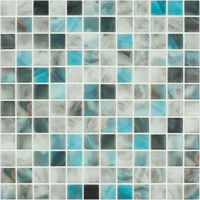 Mosaïque Sea blue lagoon 31.5x31.5 cm