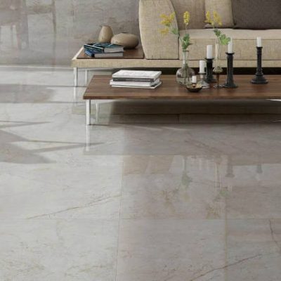 Carrelage poli aspect marbre Egeo Pearl 60x120 cm