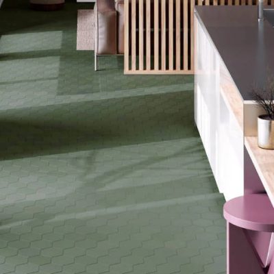 Carrelage hexagonal Kromatica Kaki mat 11,6x10,1 cm