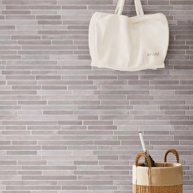 Parement mural Amsterdam grey mat 15x45 cm