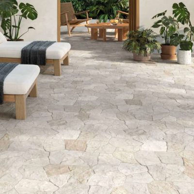 Carrelage aspect pierre Utah mat 40x62 cm antidérapant