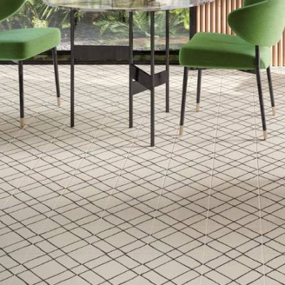 Carrelage aspect carreau ciment Bohème Link mat 20x20 cm