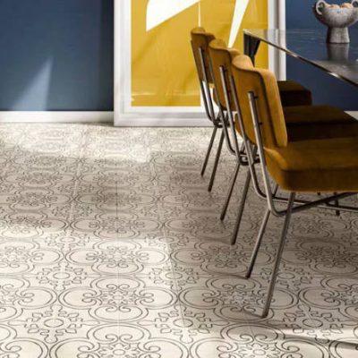 Carrelage aspect carreau ciment Bohème Lace mat 20x20 cm
