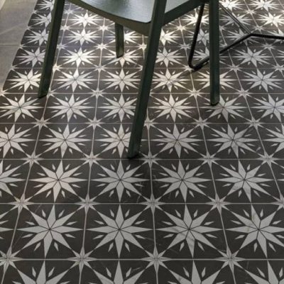 Carrelage aspect carreau ciment Ursino Star mat 20x20 cm
